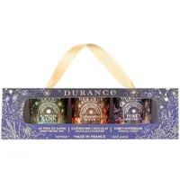 Durance Kerzen Geschenkset 3x75g Am Tannenbaum / Clementine Schokolade / Mysteriöser Wald