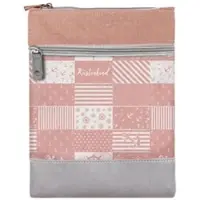 Goldline Canvas Crossbag 074 (Rechtecke rose)
