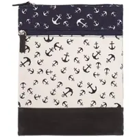 Goldline Canvas Crossbag 005 (Navy White Anchor)