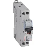 Legrand 407472 DX3 Leitungsschutzschalter B-Charakteristik, 6A, 1-polig+N, 6kA, 230VAC, 1TE