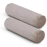Bestlivings Sofakissen Cord Optik Hellbraun 70 x 20cm 2er Pack
