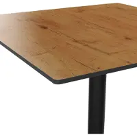 BIG Möbel Gastro Outdoor Terrassentisch "Rene" | HPL Compact 70x70 cm | Eiche Sumava Natur | klappbar