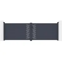 Casanoov Drehtor Arlberg 400x120cm Aluminium Grau & Bunker B500 Motorisierung