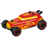 Happy People Hot Wheels Auto RC Micro Rip Rod 1:28 Kinder Spielzeug ferngesteuertes Fahrzeug rot