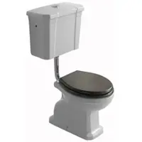 Galassia WC Abgang senkrecht/WC Abgang waagrecht/WC mit halbhohem Spülkästen Retro/Vintage Serie Margaret Weiß von