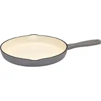 Osoltus Gusseisen-Pfanne emailliert 26 cm Emaillierte Gusseisenpfanne Hellgrau