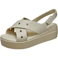 Crocs Sandalen Brooklyn 4U Cross Strap Sandal 212254 Beige