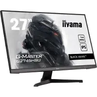 Iiyama G-MASTER Black Hawk G2745HSU-B2 - LED-Monitor - 68.5 cm (27") - 1920 x 1080 Full HD (1080p) @ 100 Hz - IPS - 300 cd/m² - 1300:1 - 1 ms - HDMI, DisplayPort - Lautsprecher - mattschwarz