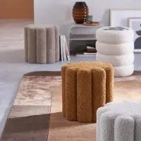 La redoute interieurs Hocker Pilou, Bouclé