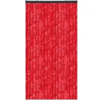 Bestlivings Flauschvorhang Sondergröße - Breite: 100cm - Länge: 250cm, Rot