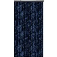 Bestlivings Flauschvorhang Sondergröße - Breite: 120cm - Länge: 250cm, Dunkelblau