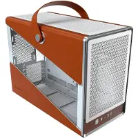 Montech Heritage, Midi Tower, PC, Weiß, micro ATX, Mini-ITX, Kunstleder, 17 cm