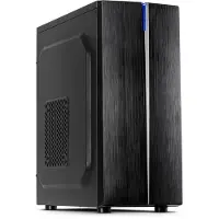 Inter-Tech B-48, Midi Tower, PC, Schwarz, ATX, micro ATX, 15 cm, 35 cm
