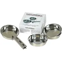 LotusGrill 9211414, Gemischtes Set, Edelstahl, Edelstahl, Edelstahl, Edelstahl, Abnehmbar, Ergonomisch