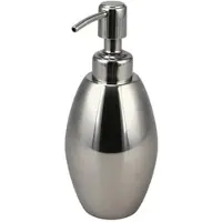 Bagnoxx Seifenspender Flüssigseife 380ml Edelstahl Silber Pumpspender
