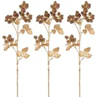 Creativ Green künstliche Pflanze Brombeere, 78cm, lila, 3er Set