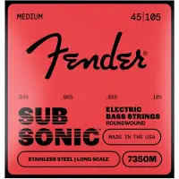 Fender SubSonic 7350M Basssaiten Edelstahl Long Mensur Saitenstärke .045-.105 (4)