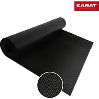 Etm Gummimatte SBR-Kautschuk Rechteckig Schwarz 100 x 200 cm