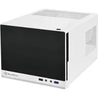 Silverstone SG13, Mini Tower, PC, Schwarz, Weiß, Mini-ATX, Mini-DTX, Kunststoff, Stahl, 6,1 cm