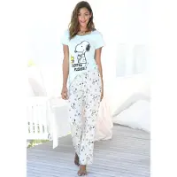 Peanuts Pyjama Set, 2 tlg. mit Snoopy und Woodstock Druck