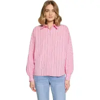Cartoon Schlupfbluse "Damen mit Streifen"