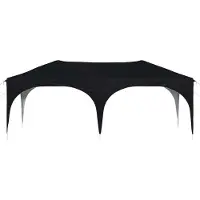 vidaXL Pop-up Partyzelt 575 x 288 x 245 cm Anthrazit Oxford-Stoff