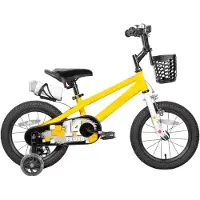 Bolt Kinderfahrrad 40 cm – 4–7 Jahre – mit leuchtenden Stützrädern & DIY Stickers – Orange