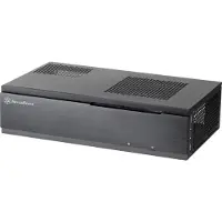 Silverstone SST-ML06B, PC, Schwarz, Mini-ITX, Aluminium, Stahl, 80 mm, 120 mm