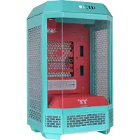 Thermaltake The Tower 250, Mini Tower, PC, Mintfarbe, Rot, Mini-ITX, SPCC, 21 cm