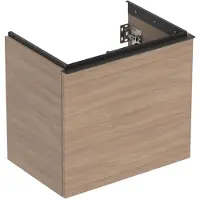 Geberit Waschtischunterschrank Acanto verk. Ausl., Br. 60cm, Eiche / lava matt
