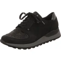 Waldlaufer Schnürhalbschuhe in schwarz, Gr. 3.5
