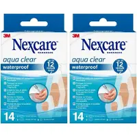 Nexcare Aqua Clear waterproof assortiert 3 Größen 2x 2x14 St Pflaster