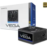 Chieftec Vega 750W Series PPG-750-S, 750 W, 100 - 240 V, 20+4 pin ATX, 60 cm, 400 mm, 400 mm