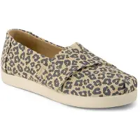 Toms Alpargata Classic oatmeal small leopard spots 33.0