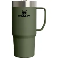 Stanley The Everyday Suburban Mug 16oz, Dried Pine 10-13861-0045 Thermobecher mit Deckel, 470 ml