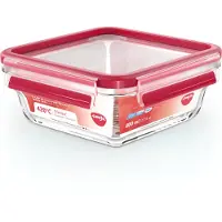EMSA Clip&Close Glass Frischhaltedose 0,8 L Rot