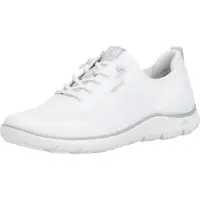 Remonte Damen Sneaker Mesh Slipper Gummizug D3G02, Größe:41 EU, Farbe:Weiß