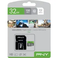 PNY Technologies Elite, 32 GB, MicroSDHC, Klasse 10, UHS-I, 100 MB/s, Class 1 (U1)