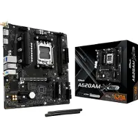 Asrock A620AM-X WiFi, AMD, Sockel AM5, AMD Ryzen 7000 Series, AMD Ryzen 8000 Series, AMD Ryzen 9000 Series, DDR5-SDRAM, 128 GB, DIMM