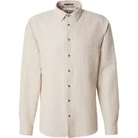 No-excess Shirt Stripe With Linen Desert Größe: XL | Casual hemden Outlet | Herren | Weiß