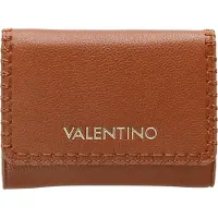 Valentino Elegante Damen-Geldbörse Braun: Praktische Fächer & Druckknopfverschluss