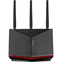 Asus RT-BE86U, Wi-Fi 7 (802.11be), Dual-Band (2,4 GHz/5 GHz), Ethernet/LAN, Schwarz, Tabletop-Router