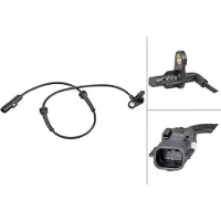 ABS . Sensor Raddrehzahl Hinten Links für DACIA Spring EV 32349