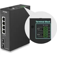 D-Link 6-Port 1g Industrial Poe Switch Smart Managed 2x Sfp