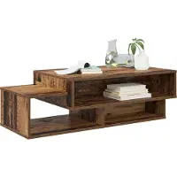 vidaXL Couchtisch Altholz 105 x 50 x 32,5 cm Holzwerkstoff
