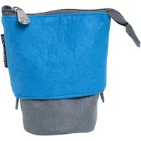 Exacompta Schlampermäppchen aus recyceltem Filz 17x13 cm blau grau Tesko