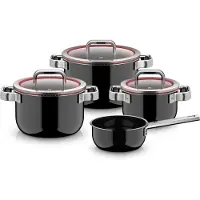 WMF Topf-Set "Fusiontec Function Pro" Set, 7 tlg. tlg. Edelstahl Glas