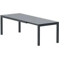 Vermobil Extia Garten Esstisch ausziehbar Antikgrau 180/250x90 cm