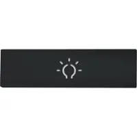 DoorBird Lichttasterblende für rechteckigen Lichttaster – RAL 7016
