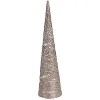 Wellhome - Kegelförmiger Baum mit 40 warmweißen LED-Lichtern 20x20x76,5cm